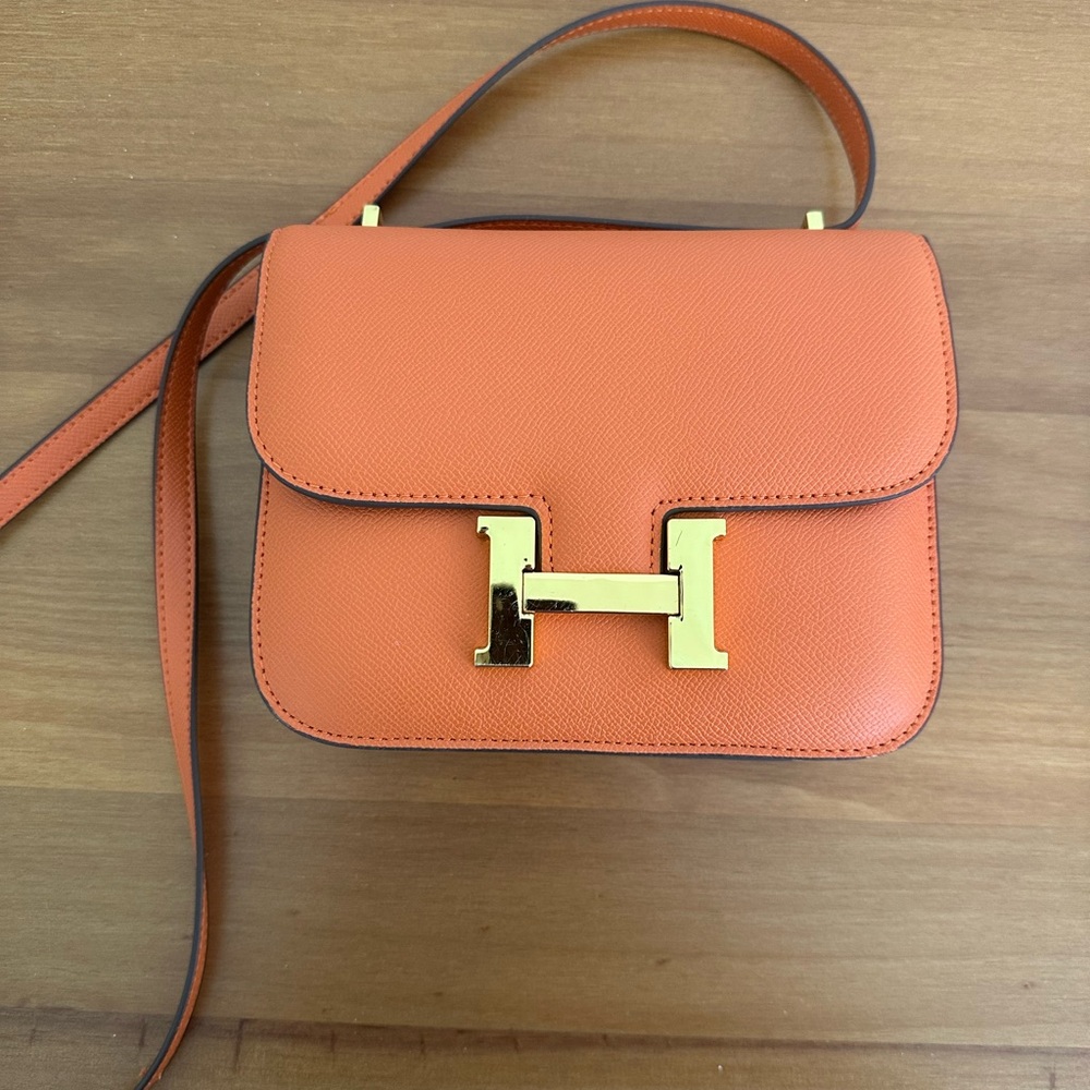 Orange Crossbody Bag